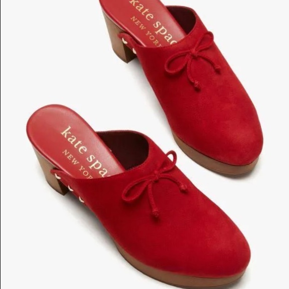 🎉🎉HP NIB- KATE SPADE- Amesterdam Platform Clogs 🎉🎉